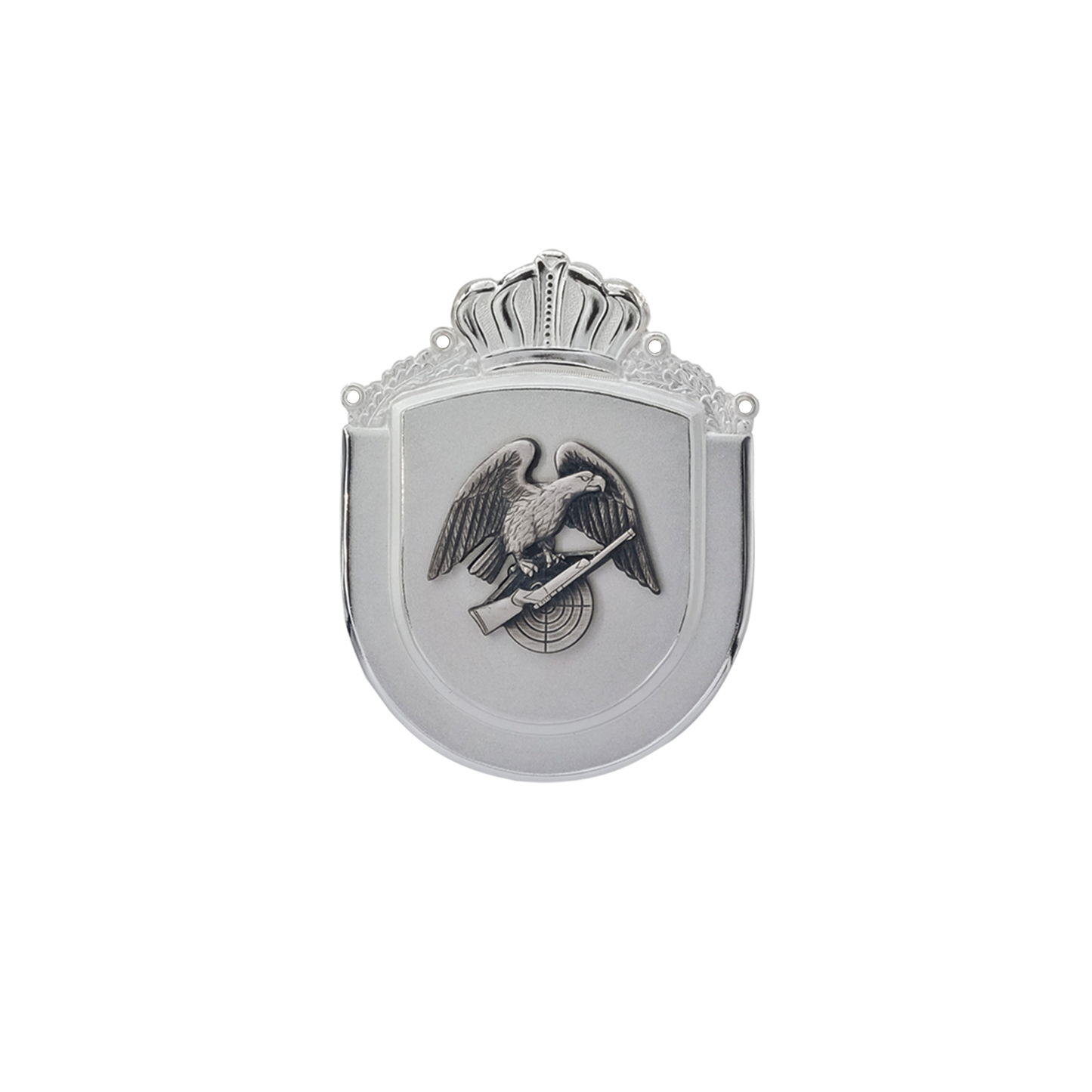 Mittelstück , Messing, versilbert, mit Auflage 25400-30, Öse(n) und Ring(en)