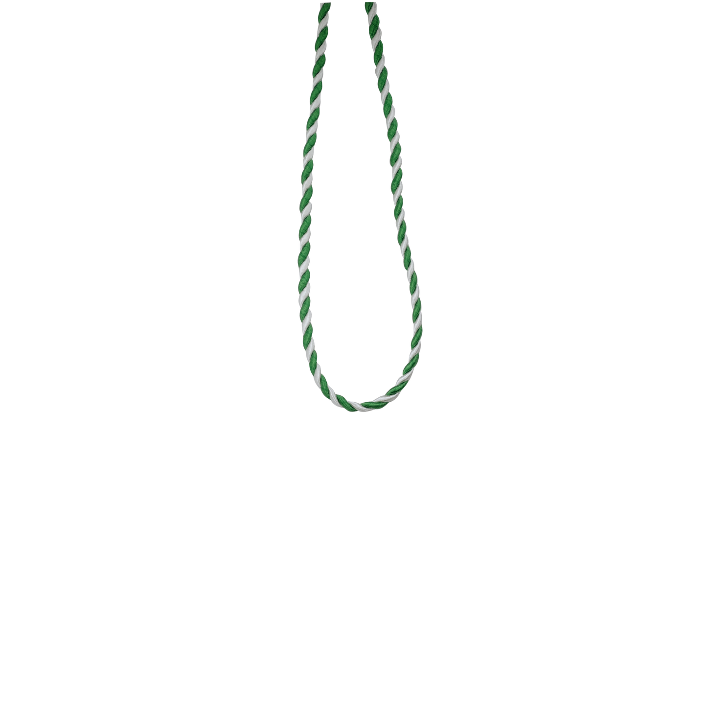 Kordel, Grün-Weiß, Textil