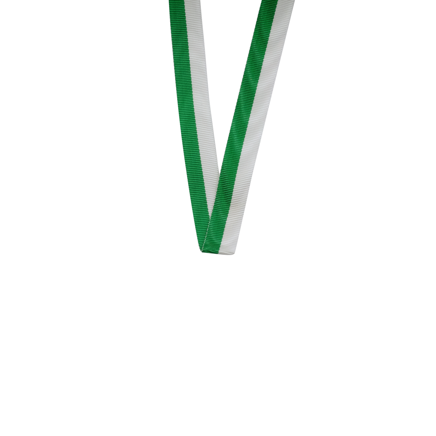 Halsband, Grün-Weiß, Textil