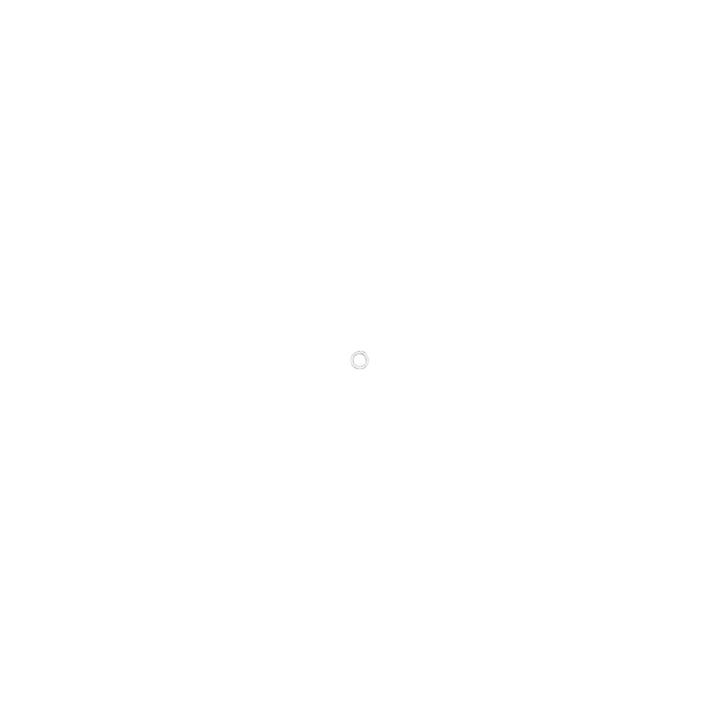 Ring, Messing, versilbert,