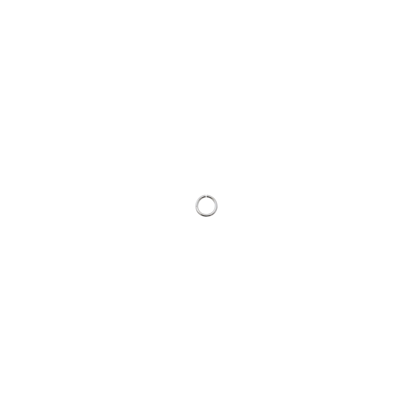 Ring, Echt Silber, versilbert, ohne Befestigung