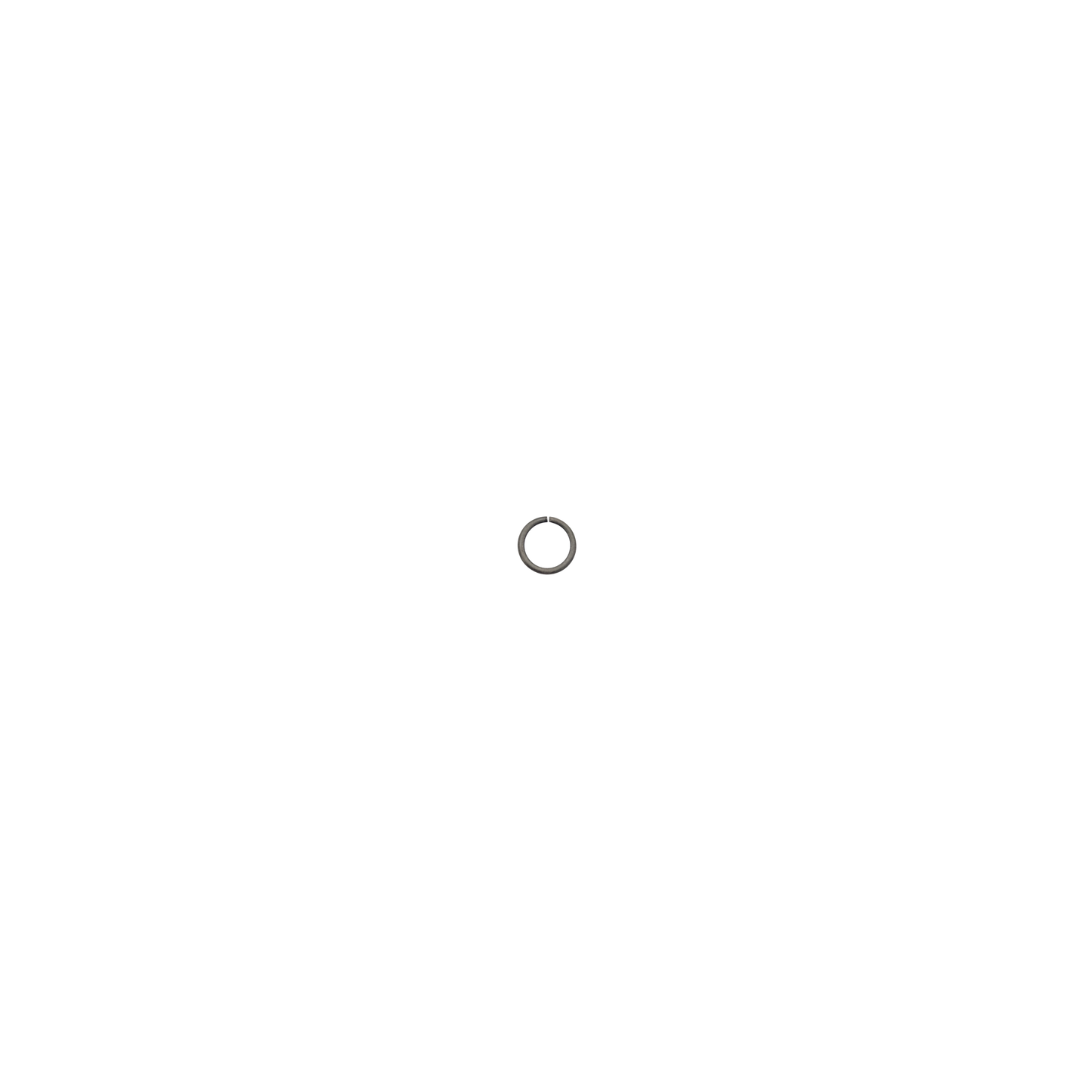 Ring, Echt Silber, altsilber, ohne Befestigung