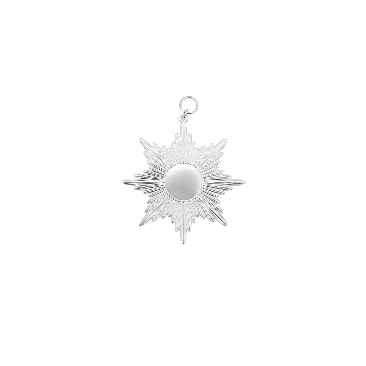 Orden , Messing, versilbert, mit Öse(n) und Ring(en)
