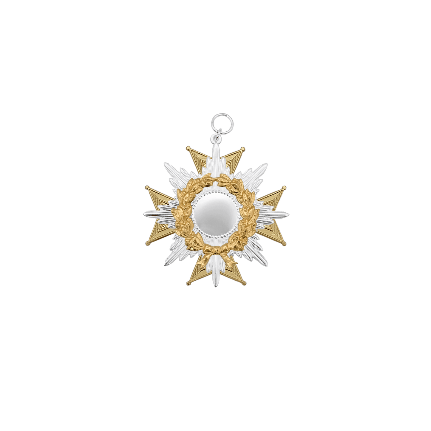 Orden, Messing, vergoldet, mit Öse(n) und Ring(en)