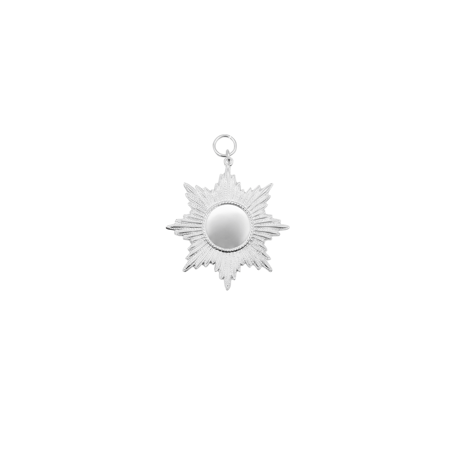 Orden, Messing, versilbert, mit Öse(n) und Ring(en)