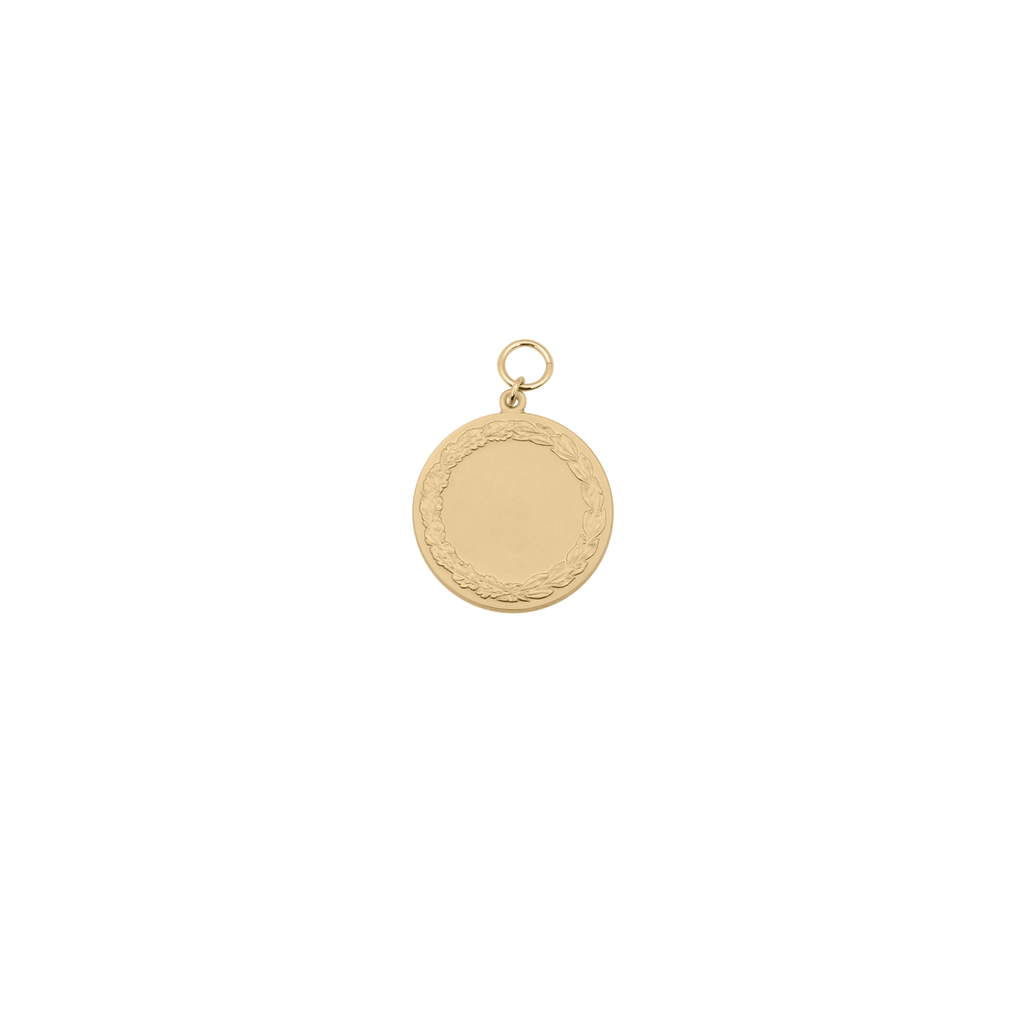 Medaille, 39mm, Messing, vergoldet, mit Öse(n) und Ring(en)