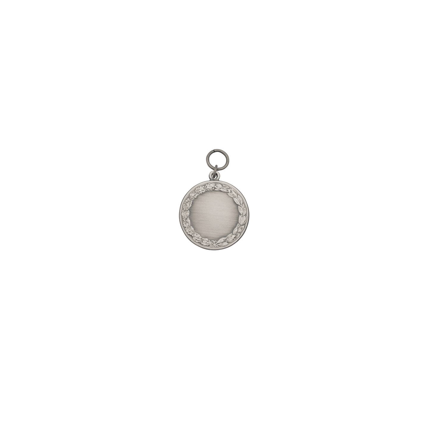 Medaille, 33mm, Messing, altsilber, mit Öse(n) und Ring(en)