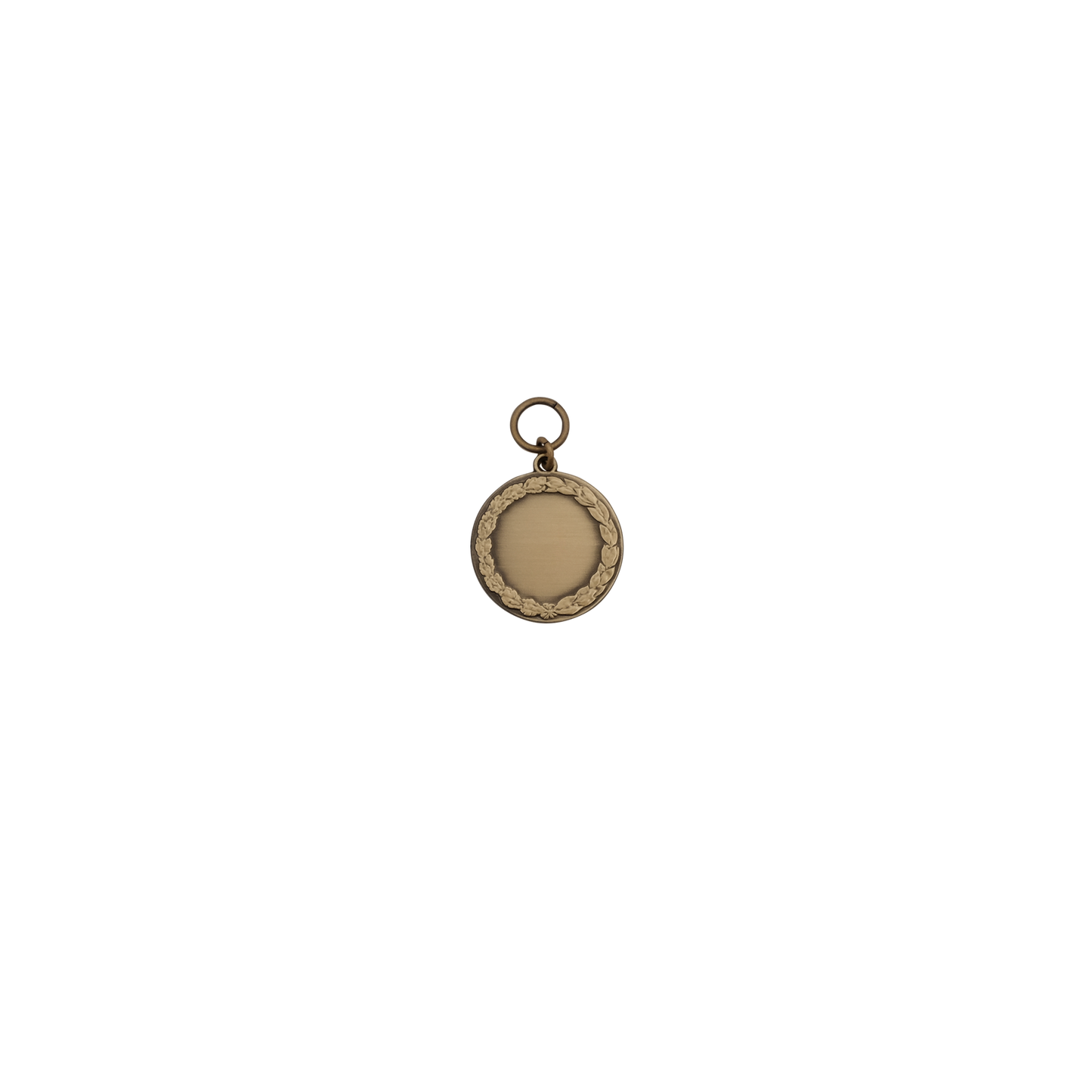 Medaille, 28mm, Messing, bronzefarbig, mit Öse(n) und Ring(en)