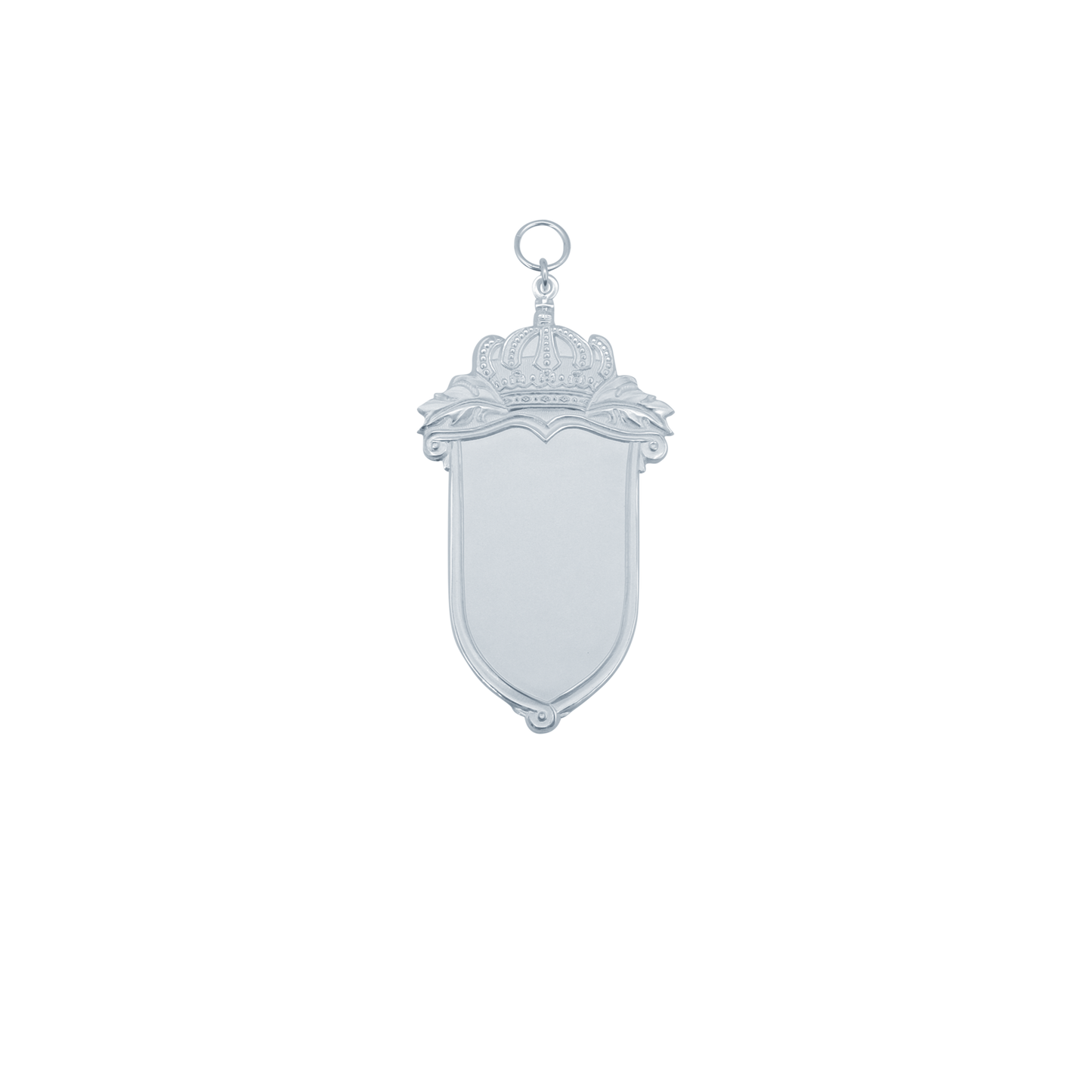 Schild, Echt Silber, versilbert, mit Öse(n) und Ring(en)