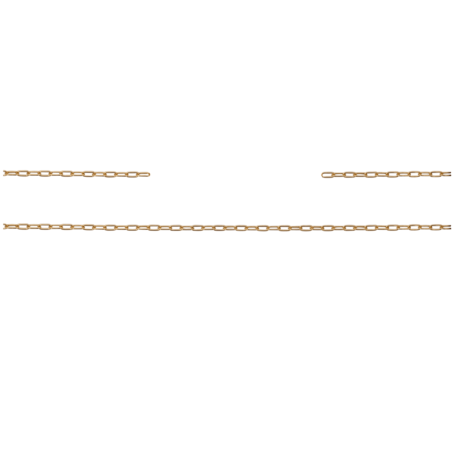Kette, 10 cm, Messing, vergoldet