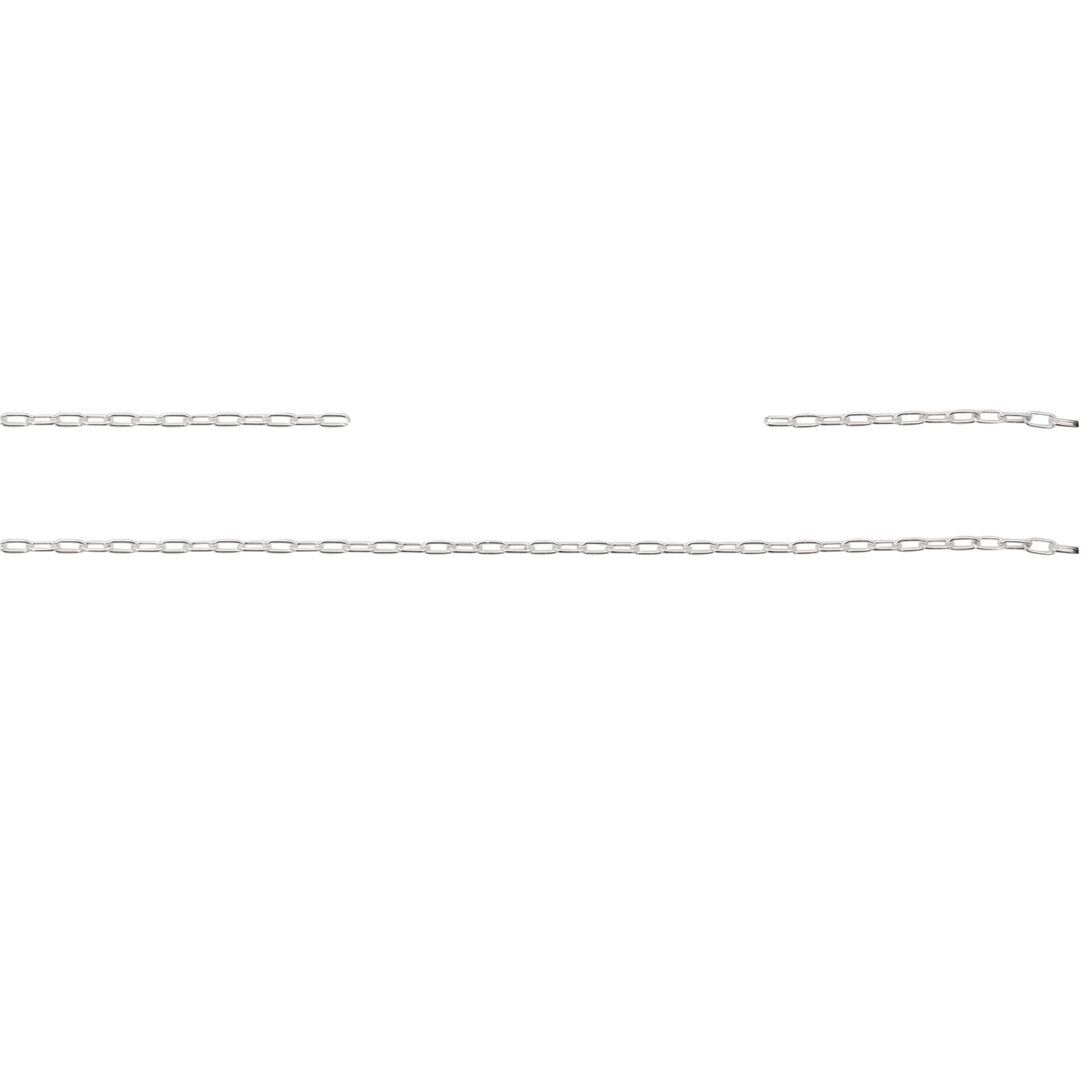 Kette, 10 cm, Messing, versilbert