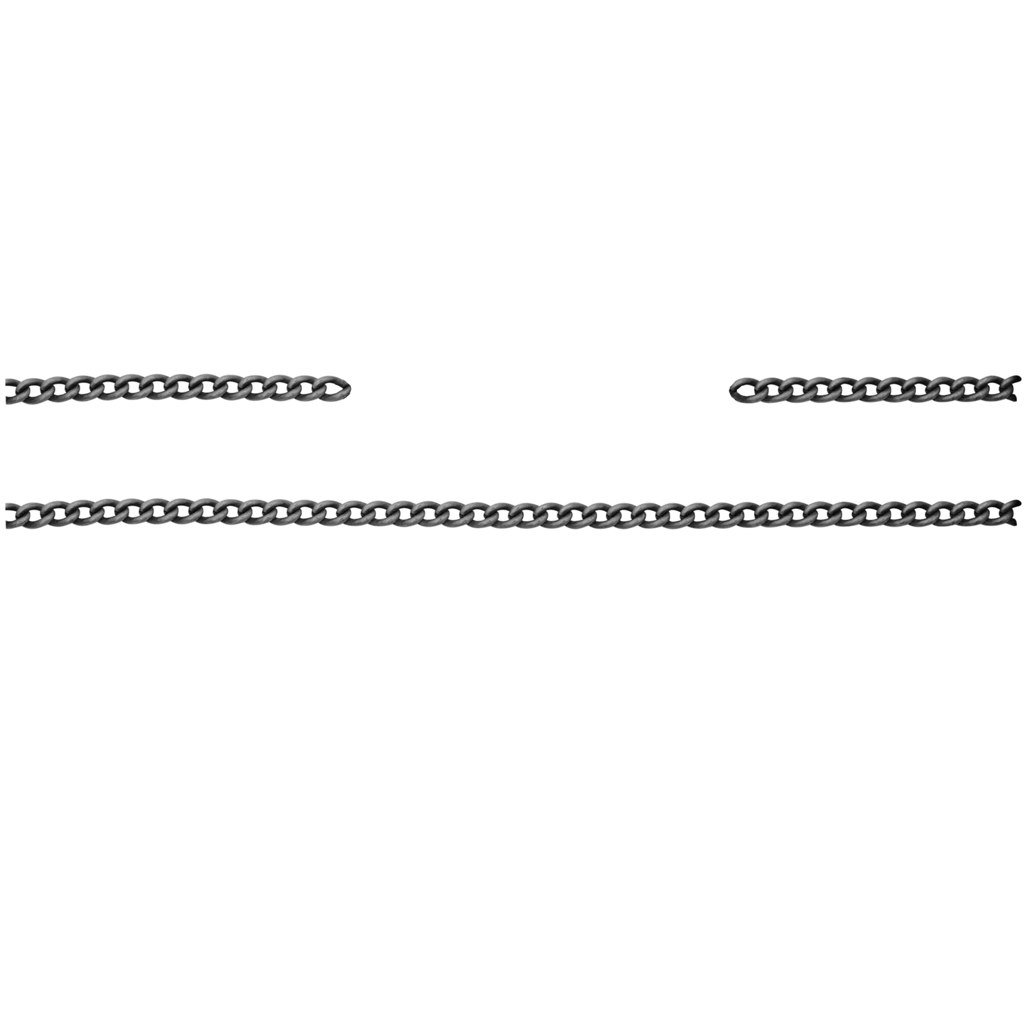 Kette, 10 cm, Messing, altsilber