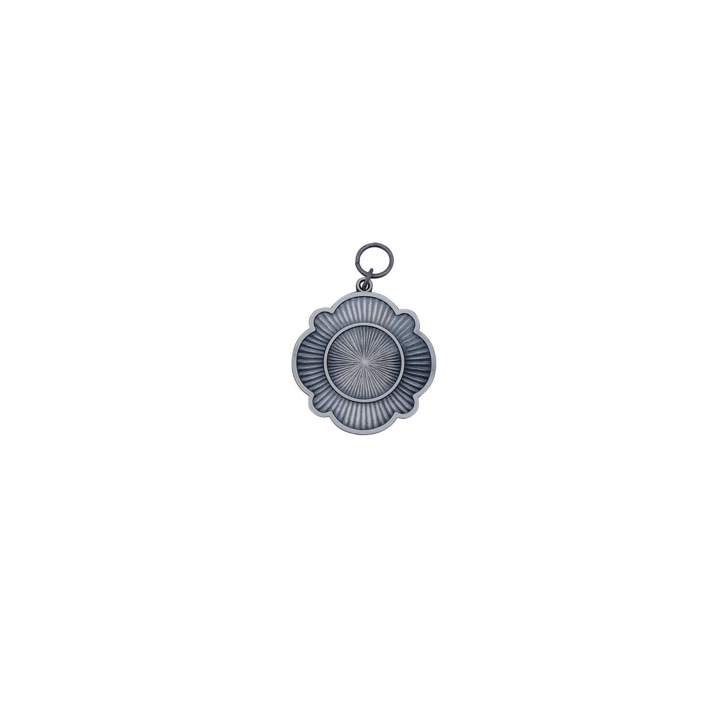 Anhänger , Messing, altsilber, mit Öse(n) und Ring(en)