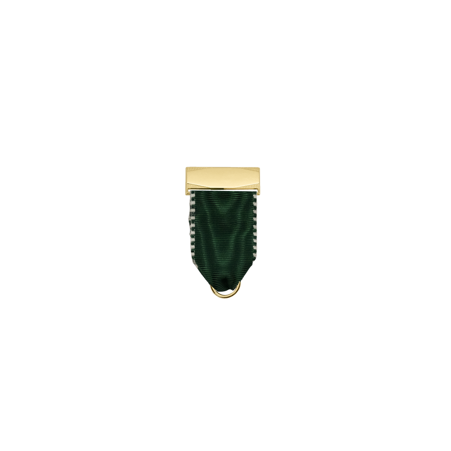 Bandhalter, Petrol, Textil, vergoldet, mit Scharniernadel