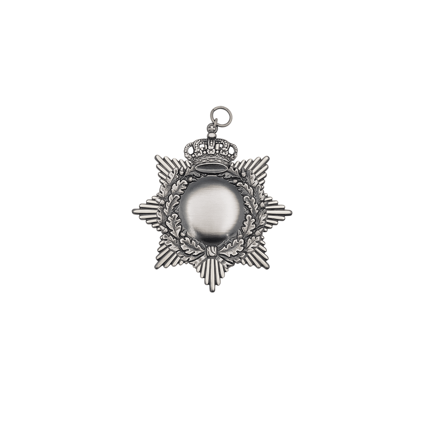 Orden, Messing, altsilber, mit Auflage 21060-30-H, Öse(n) und Ring(en)