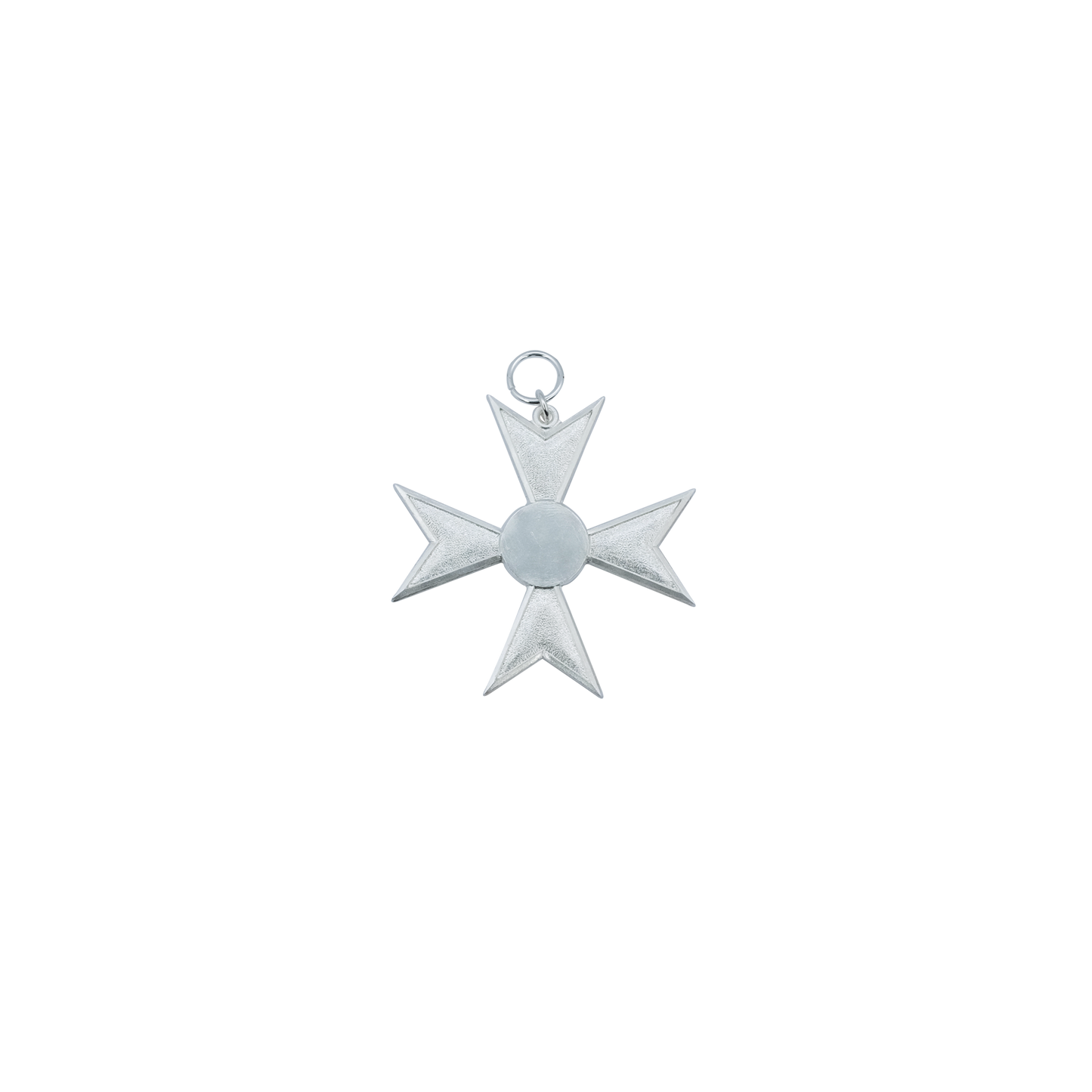Orden , Messing, versilbert, mit Öse(n) und Ring(en)