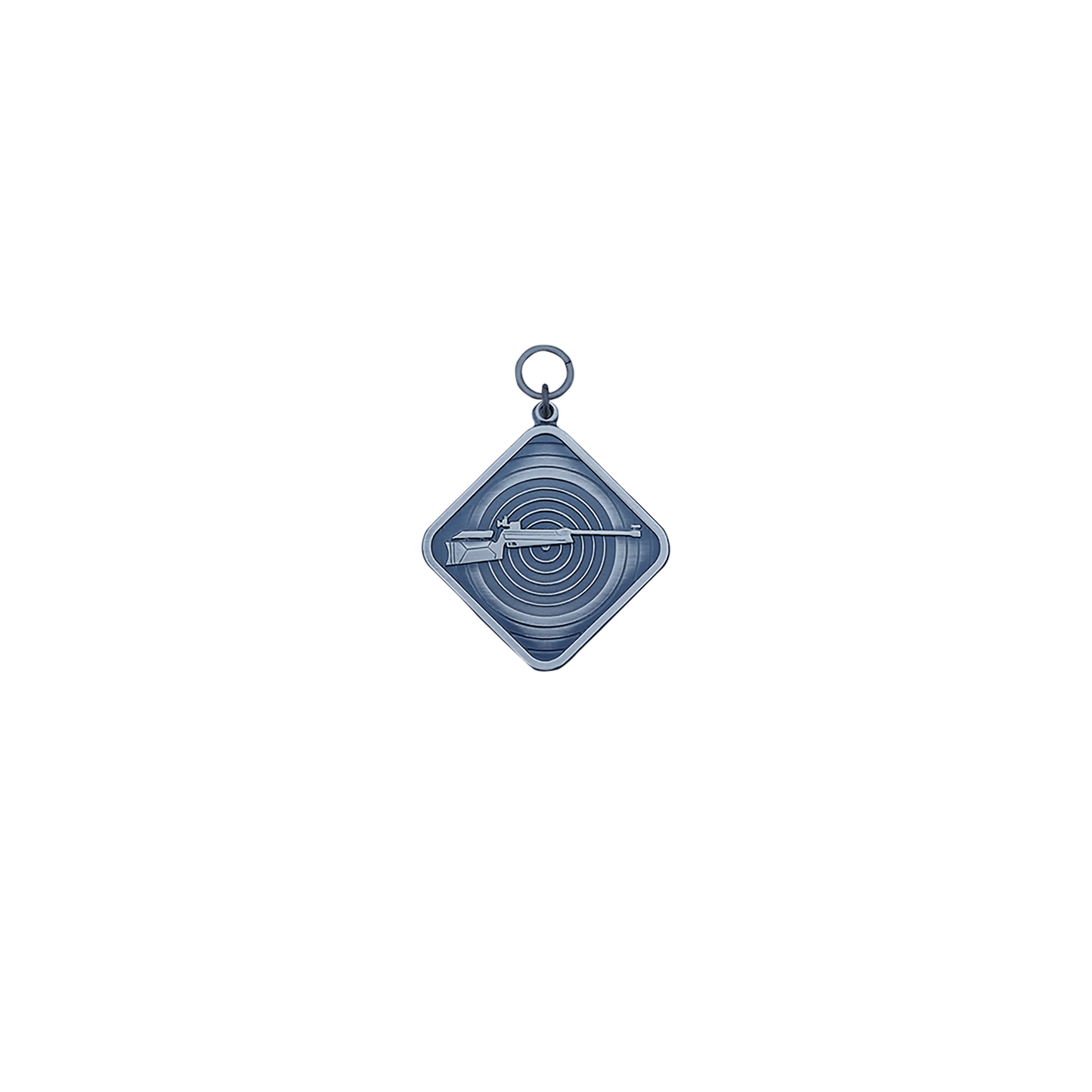 Medaille, Messing, altsilber, mit Öse(n) und Ring(en)