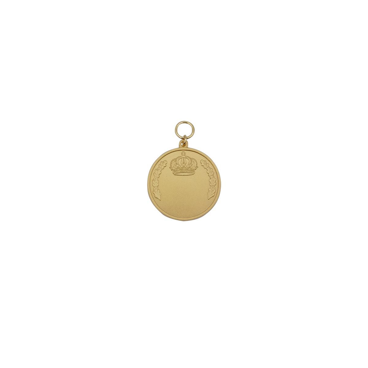 Medaille, Messing, vergoldet, mit Öse(n) und Ring(en)