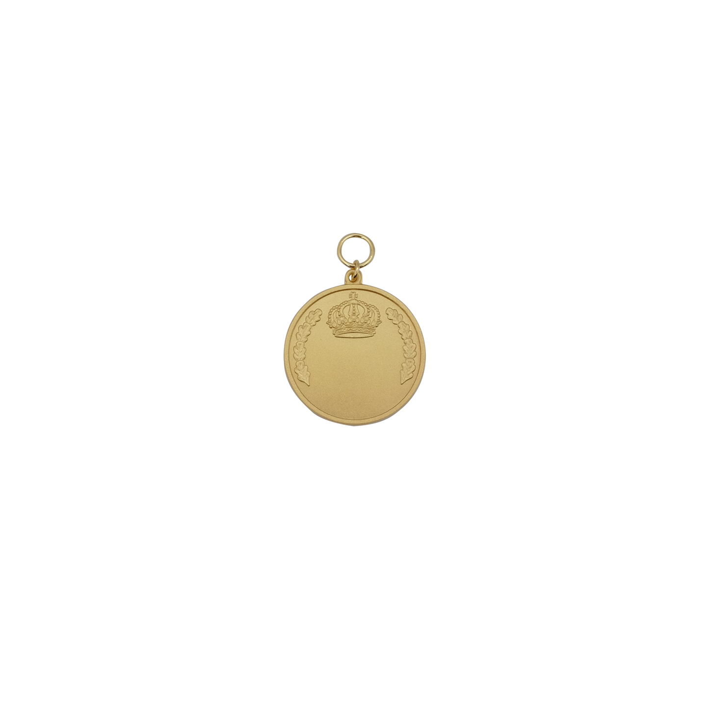 Medaille, Messing, vergoldet, mit Öse(n) und Ring(en)
