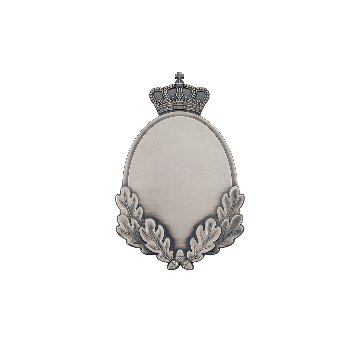 Schild, Messing, altsilber, mit Öse(n) und Ring(en)