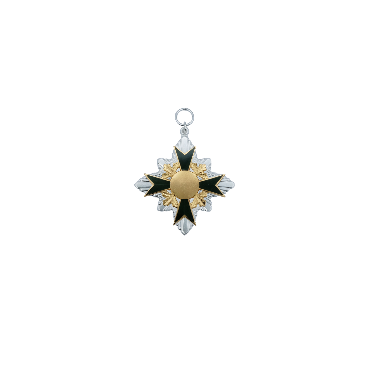 Orden, Echt Silber, versilbert, mit Öse(n) und Ring(en)