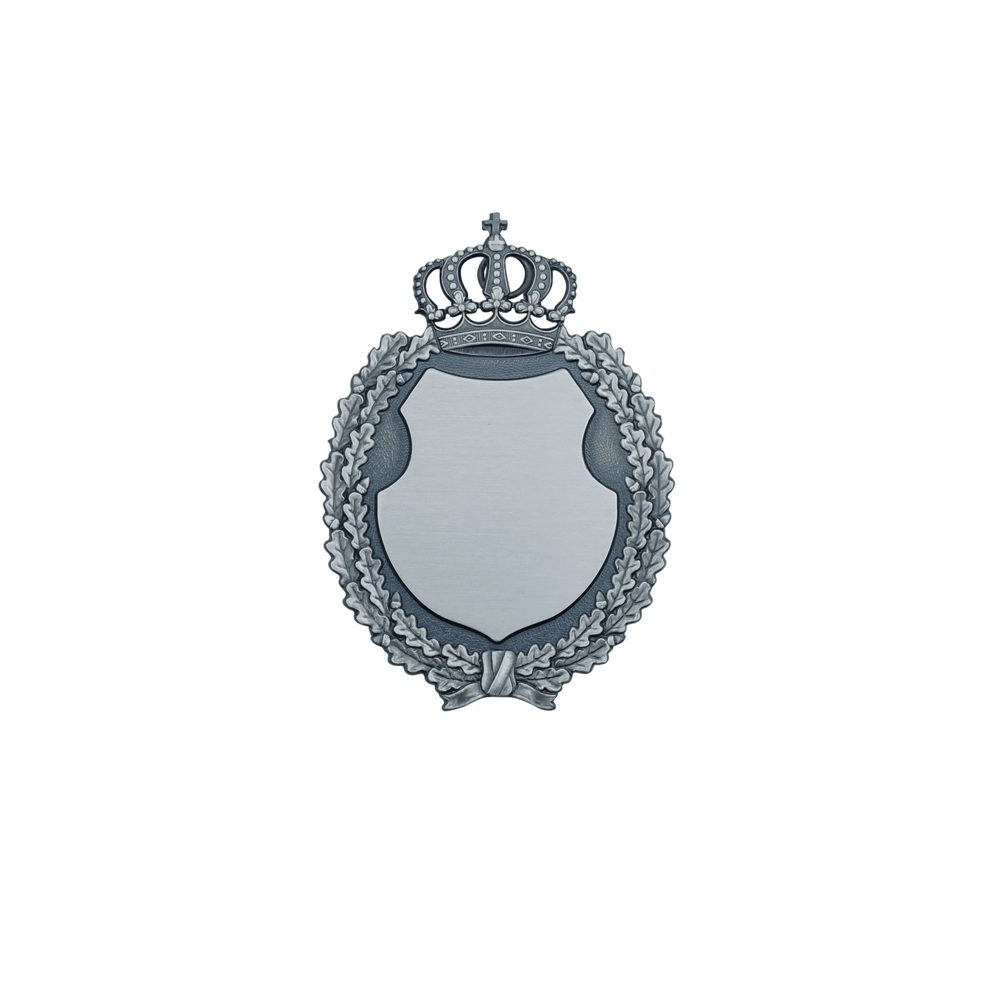 Schild, Messing, altsilber, mit Öse(n) und Ring(en)