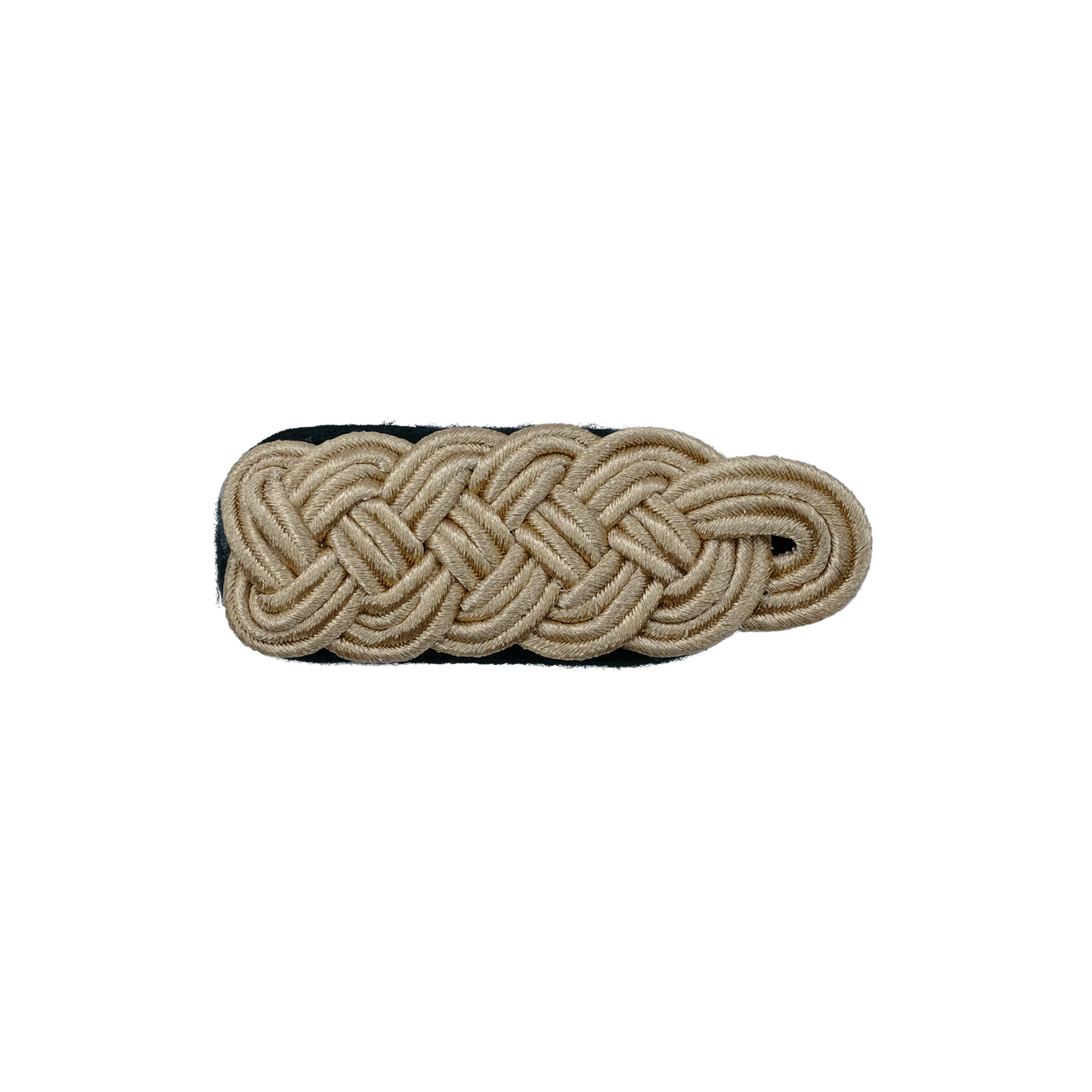 RESTPOSTEN Schulterstücke geflochten, Paar,, Textil, goldfarbig,