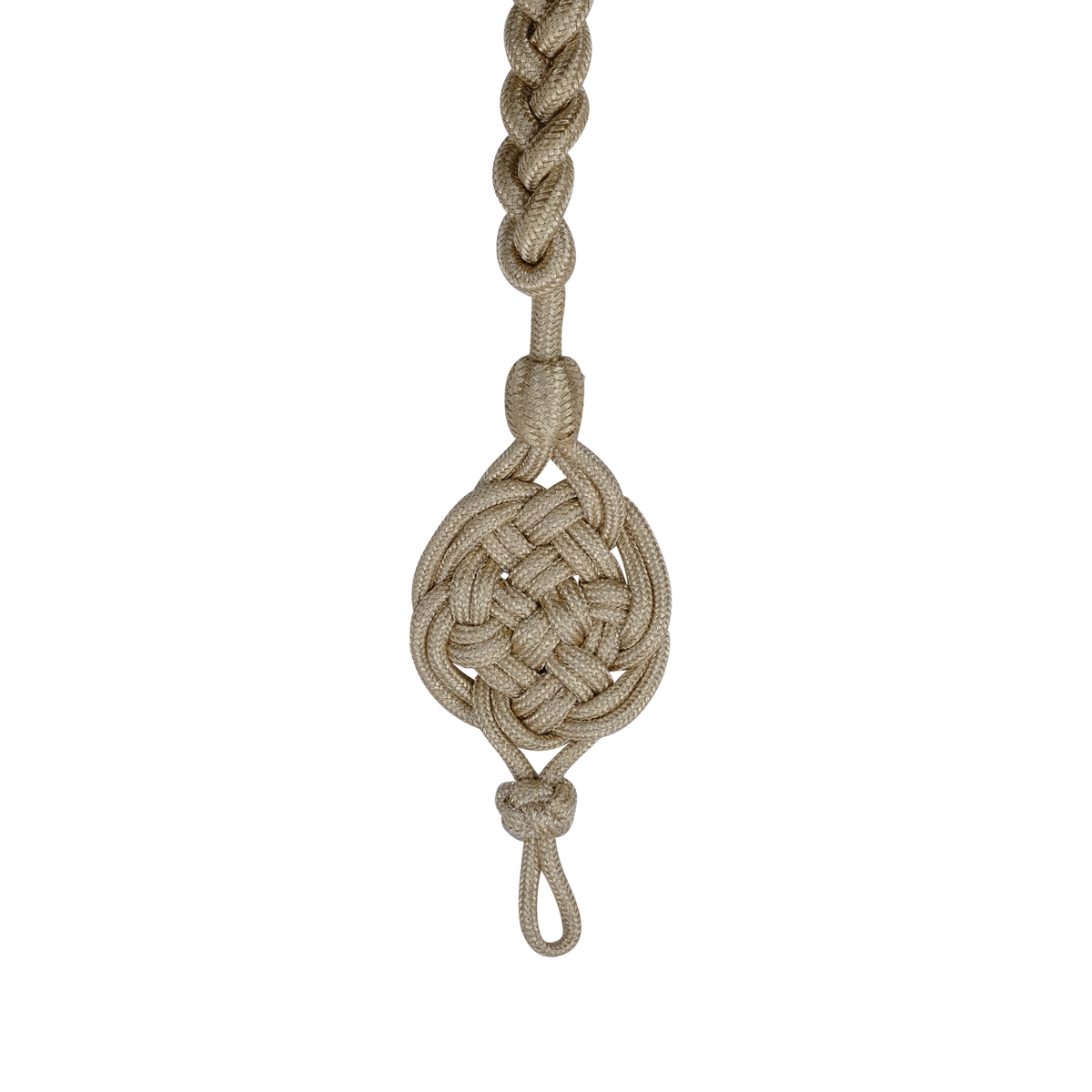 Schützenschnur, Textil, goldfarbig,