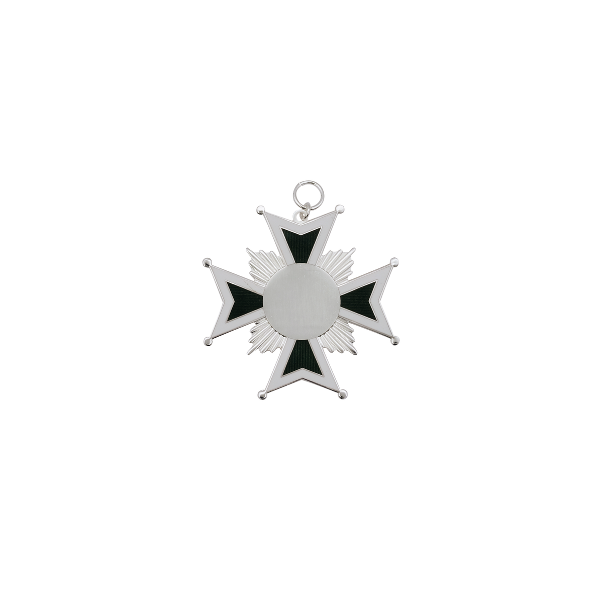 Orden , Messing, versilbert, mit Öse(n) und Ring(en)