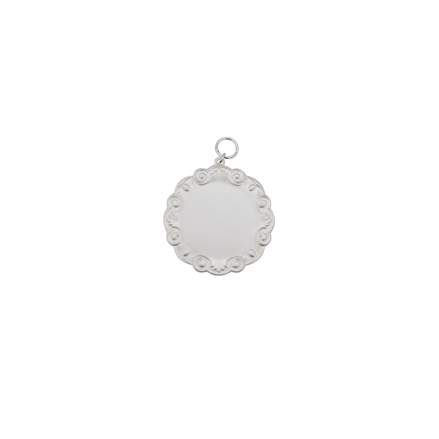 Orden , Messing, versilbert, mit Öse(n) und Ring(en)
