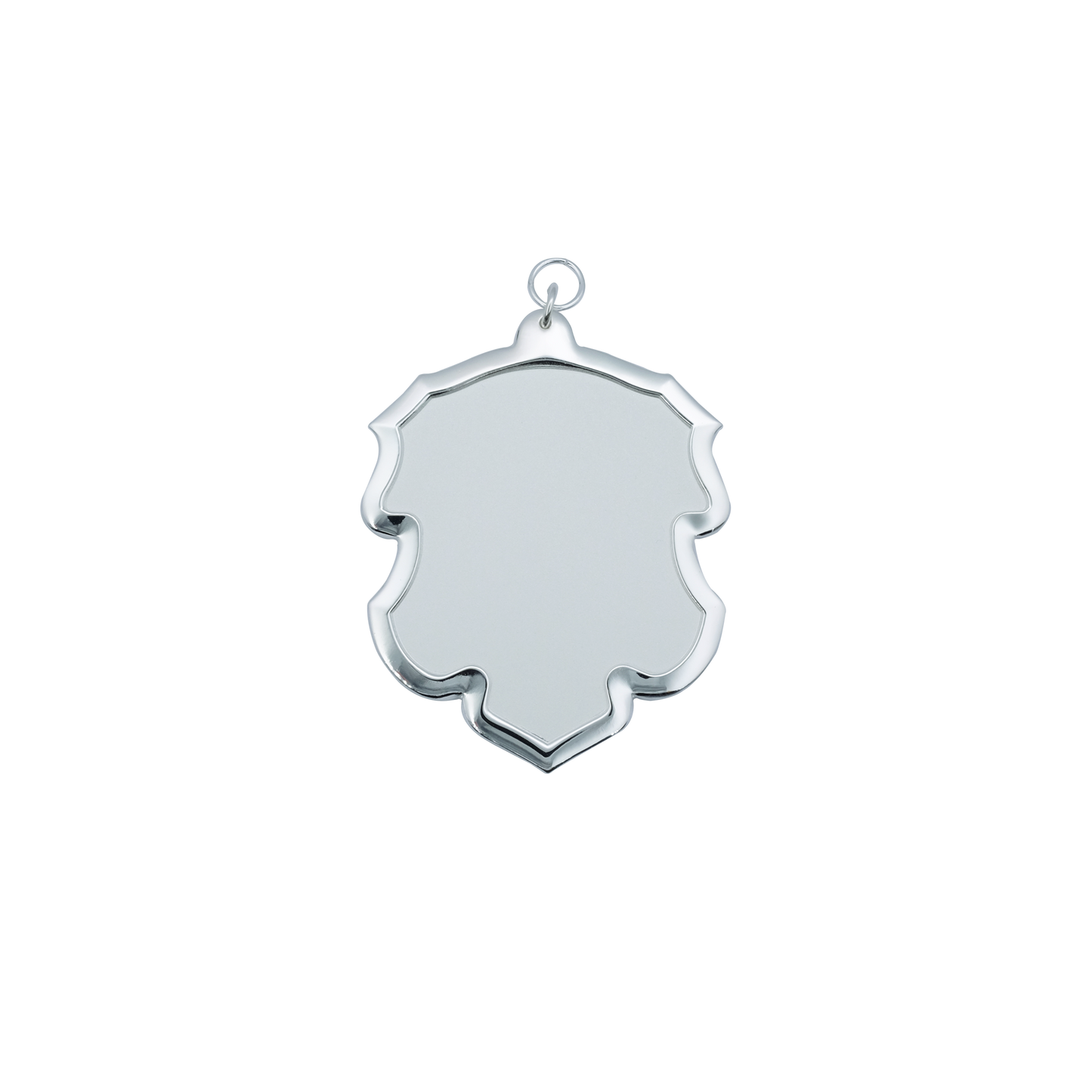 RESTPOSTEN - Schild, Echt Silber, versilbert, mit Öse(n) und Ring(en)