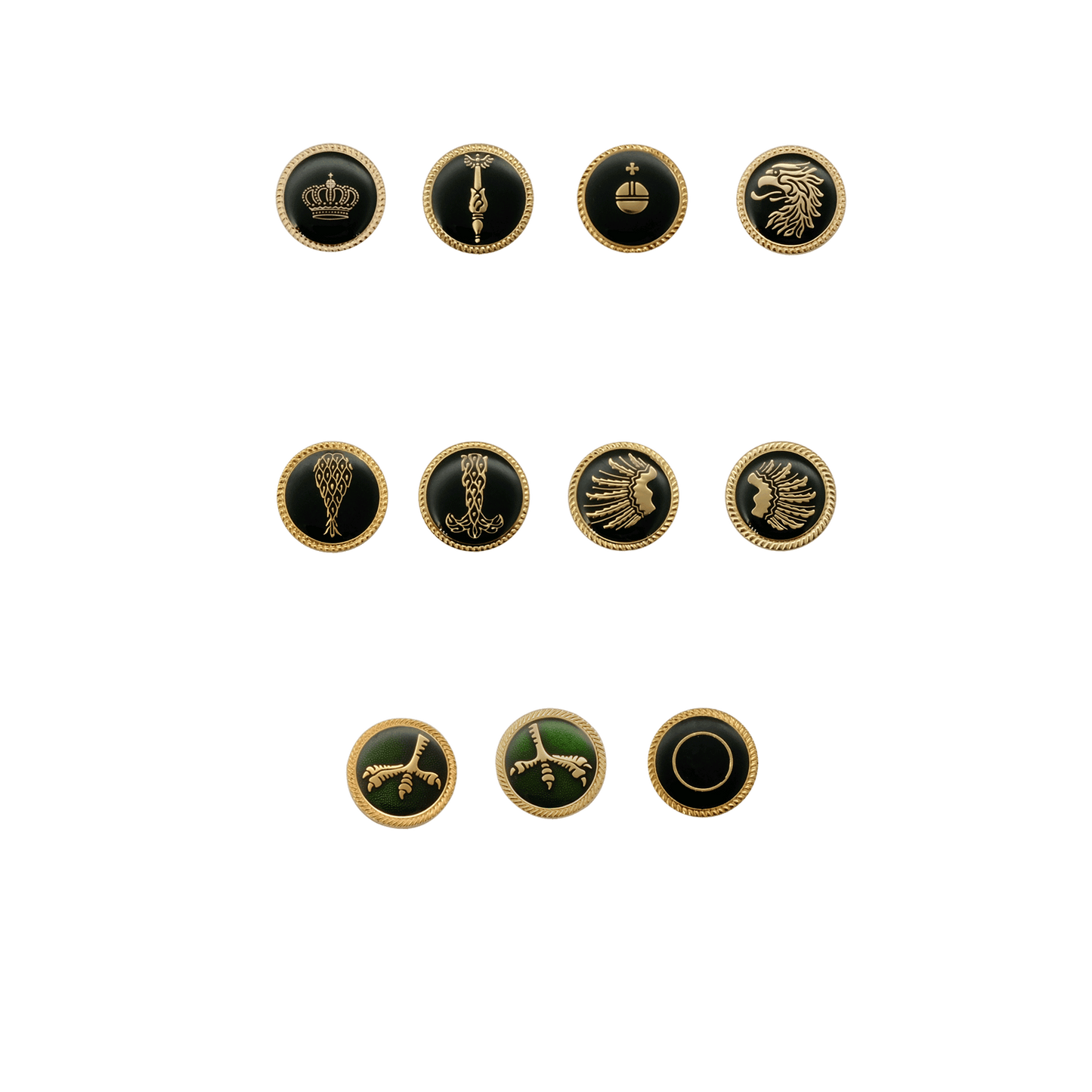 Abzeichen, Pfändersatz, Messing, vergoldet, mit Sicherheitsnadel