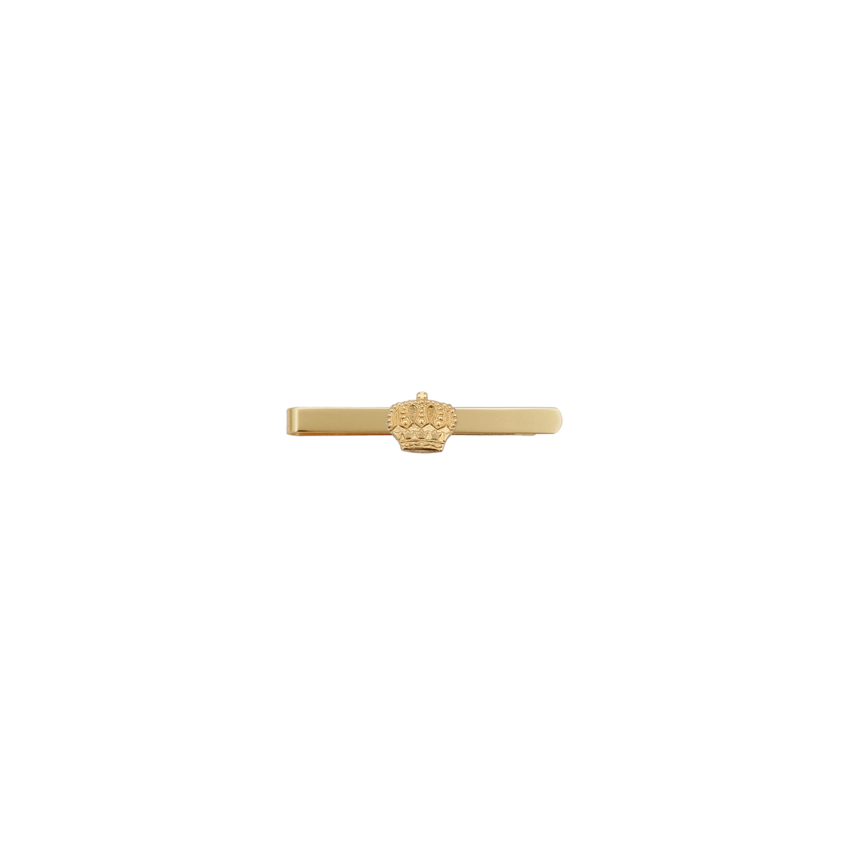 Krawattenschieber mit Auflage 40295-10 , Messing, vergoldet, ohne Befestigung