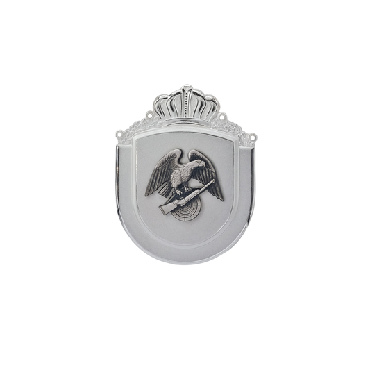 Mittelstück , Messing, versilbert, mit Auflage 25400-30, Öse(n) und Ring(en)