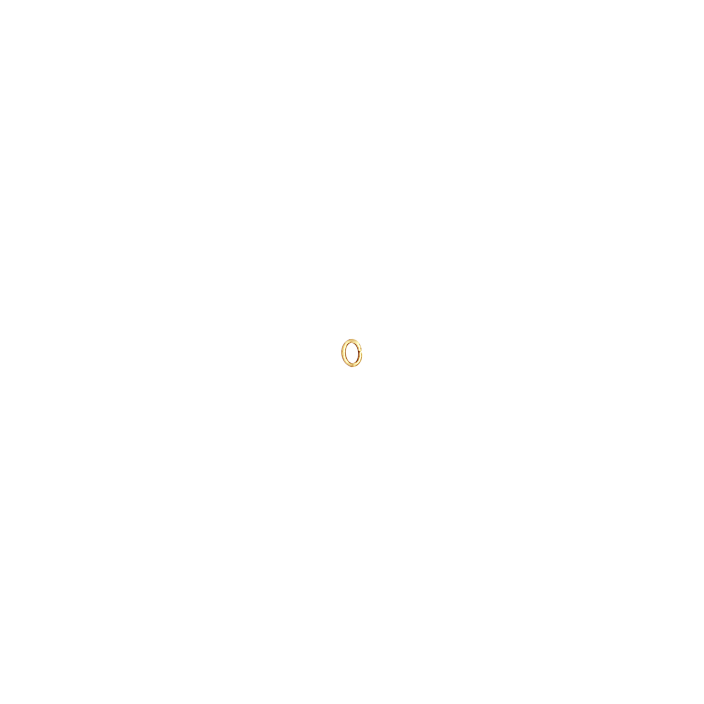 Ring, Messing, vergoldet, oval