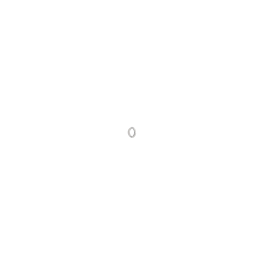 Ring, Messing, versilbert, oval