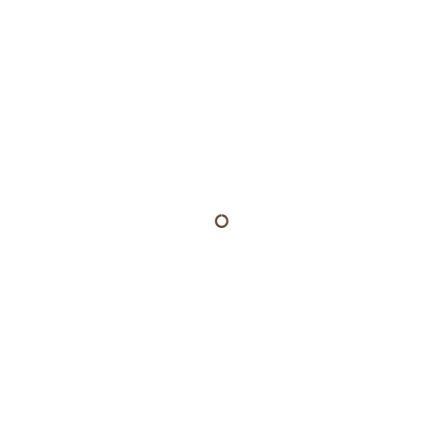 Ring, Messing, bronzefarbig,