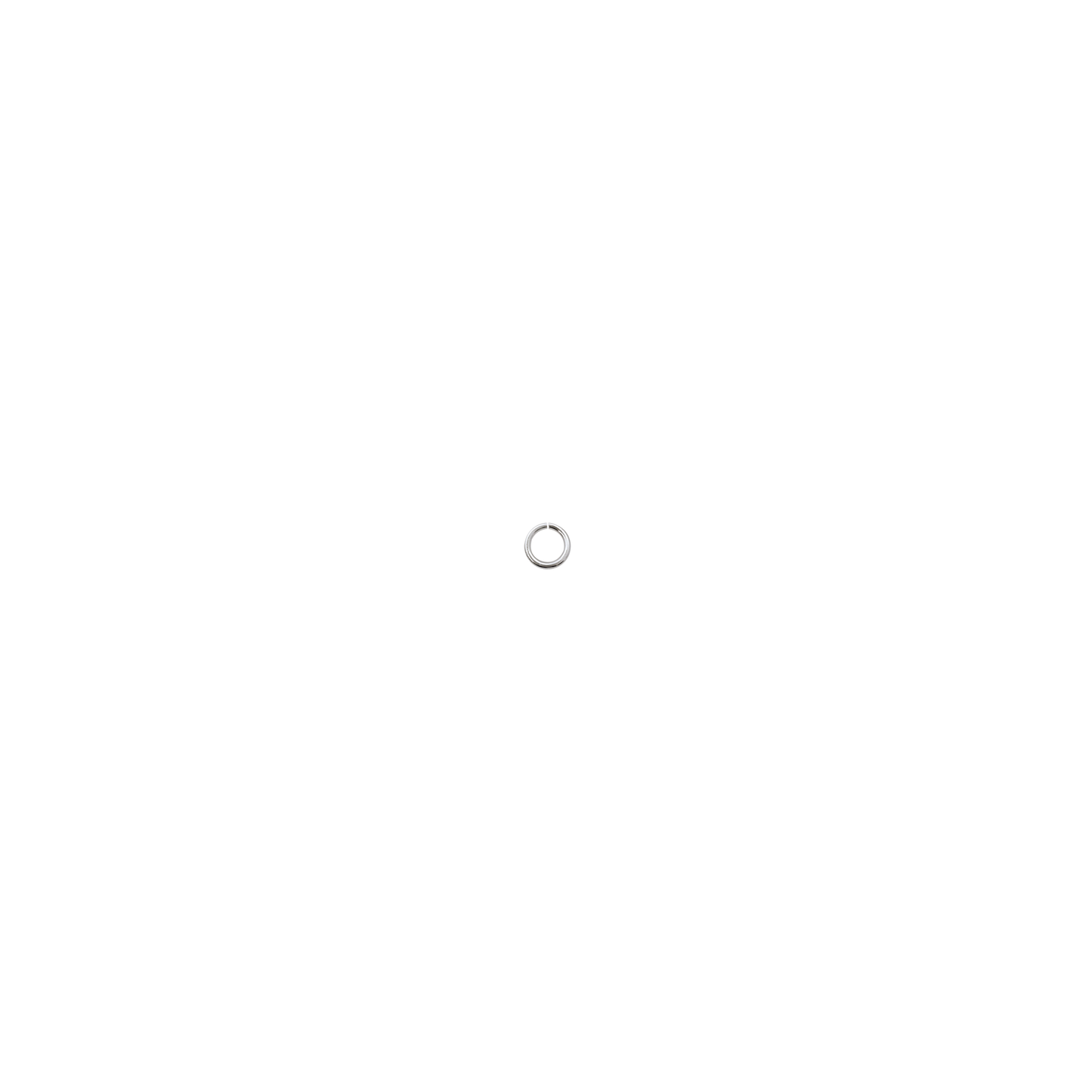 Ring, Messing, versilbert,