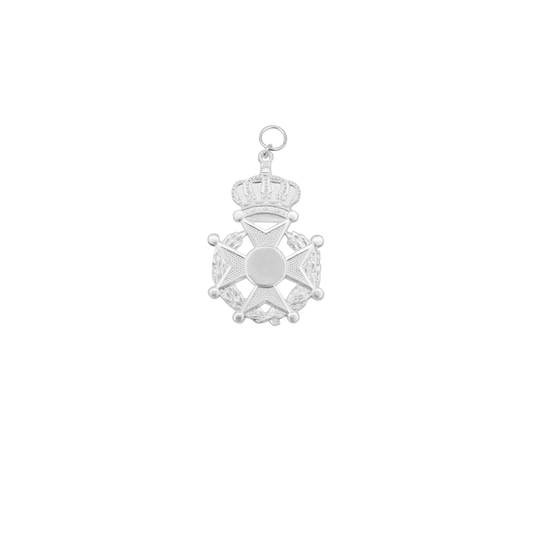 Orden, Echt Silber, versilbert, mit Öse(n) und Ring(en)