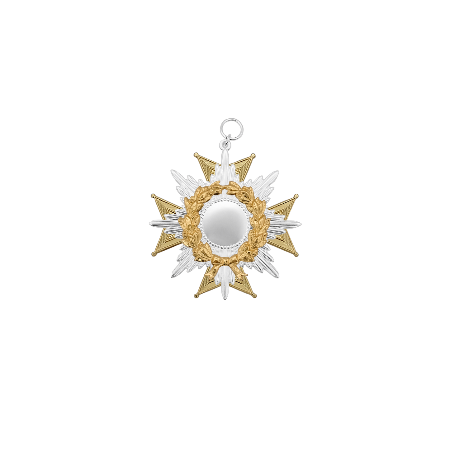 Orden, Echt Silber, vergoldet, mit Öse(n) und Ring(en)