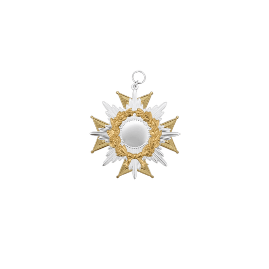 Orden, Messing, vergoldet, mit Öse(n) und Ring(en)