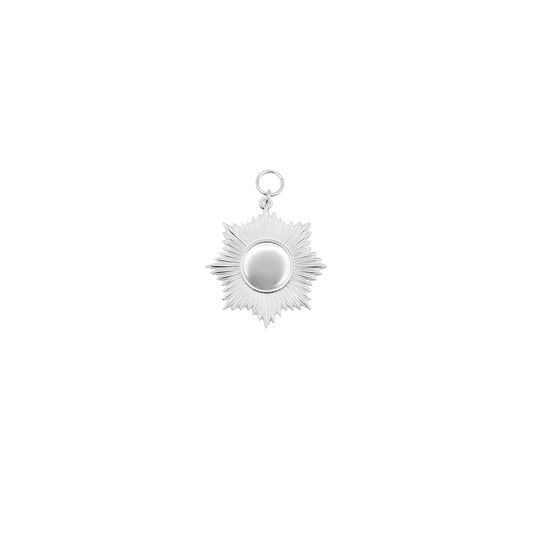 Orden, Messing, versilbert, mit Öse(n) und Ring(en)
