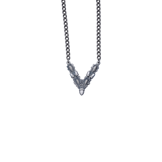 Kette, Messing, altsilber,