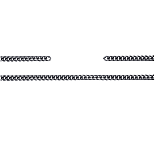 Kette, 10 cm, Messing, altsilber