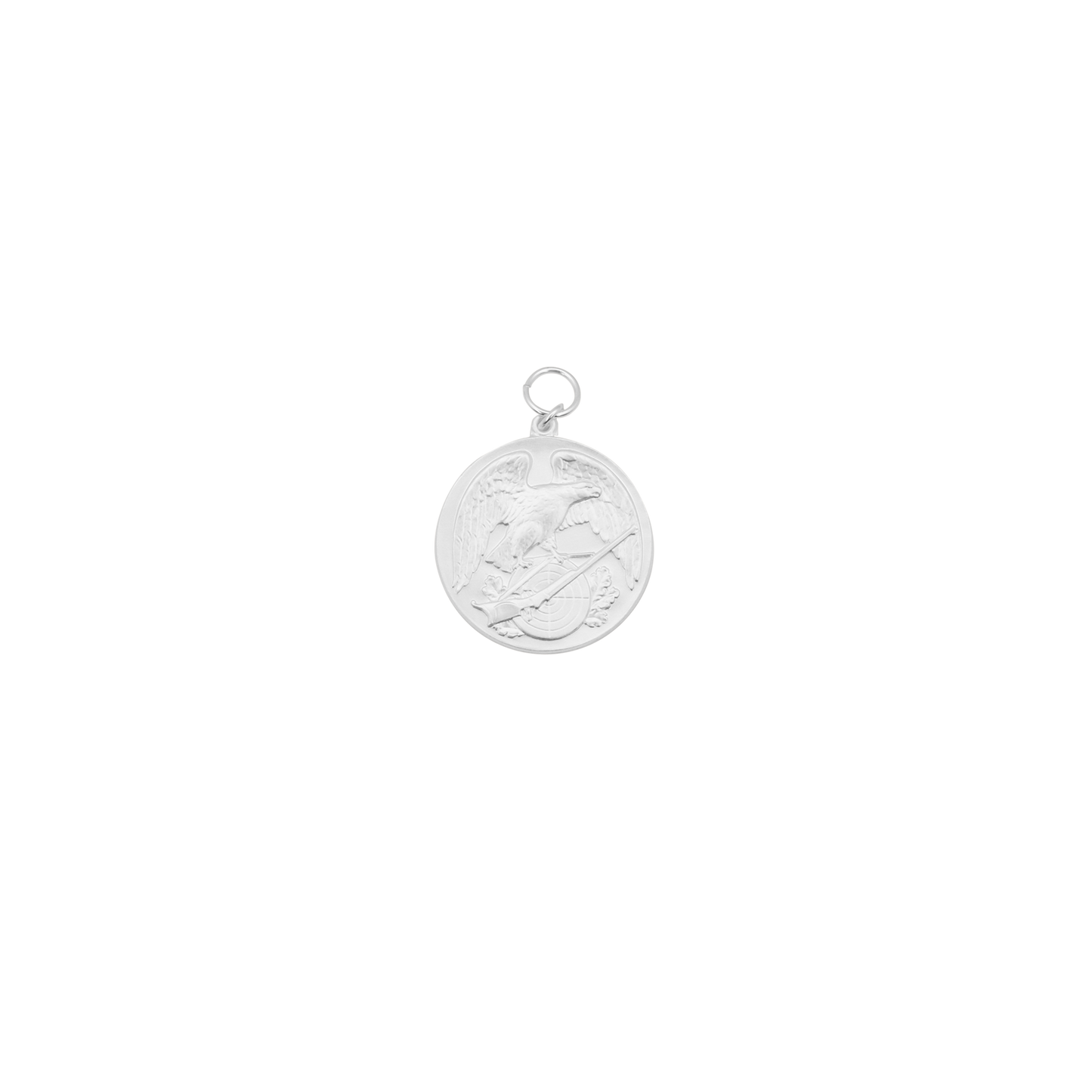 Medaille, 39mm, Echt Silber, versilbert, mit Öse(n) und Ring(en)