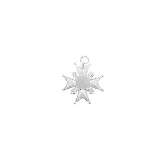 Orden, Echt Silber, versilbert, mit Öse(n) und Ring(en)