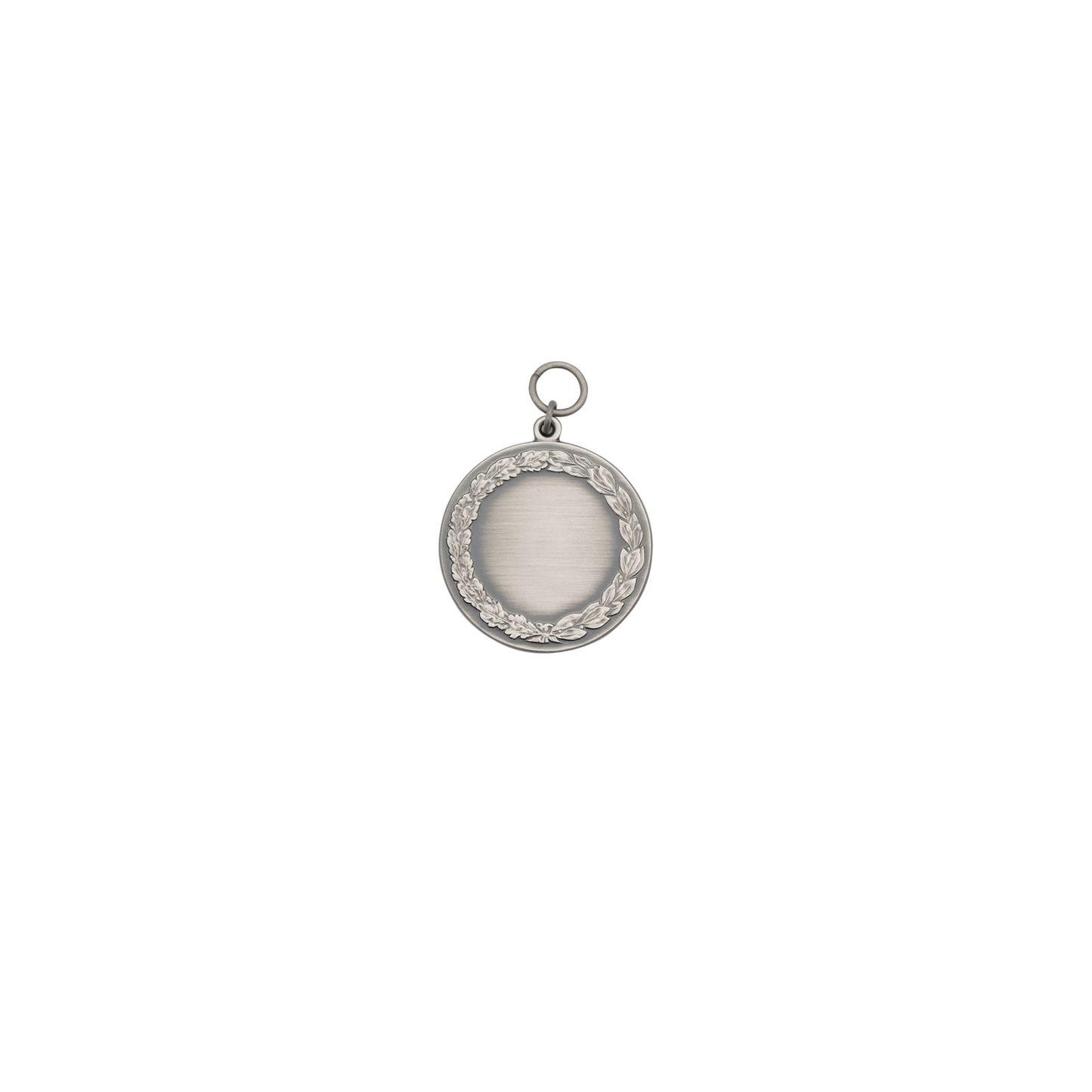 Medaille, 39mm, Messing, altsilber, mit Öse(n) und Ring(en)