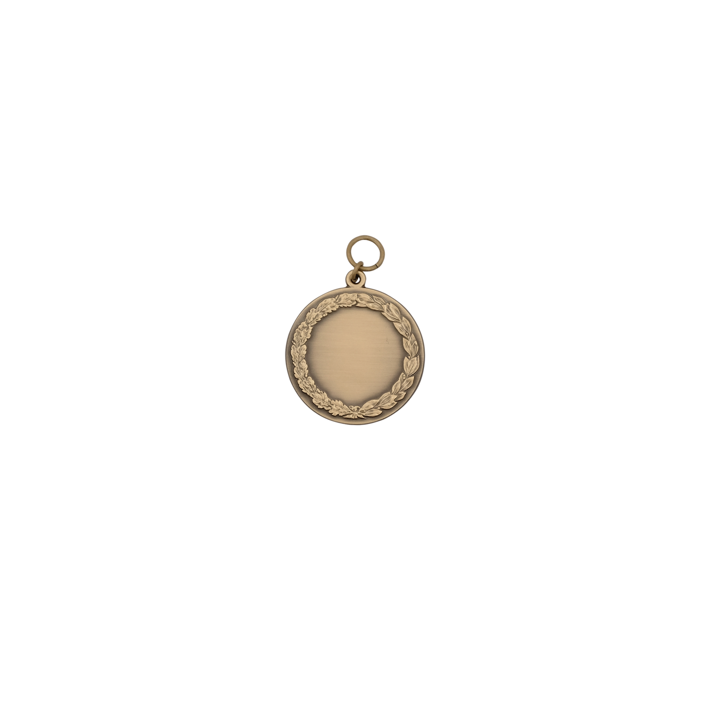 Medaille, 39mm, Messing, bronzefarbig, mit Öse(n) und Ring(en)