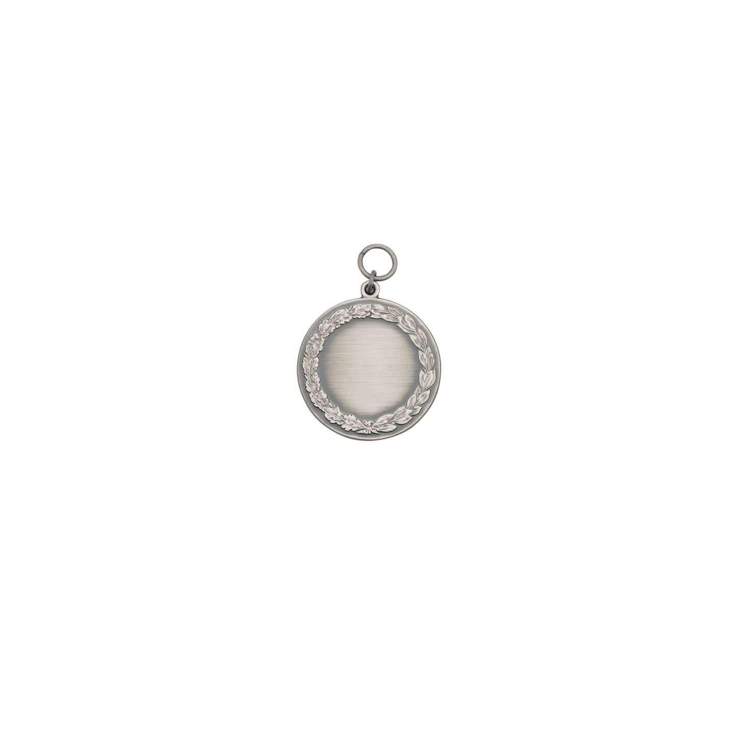 Medaille, 39mm, Messing, altsilber, mit Öse(n) und Ring(en)