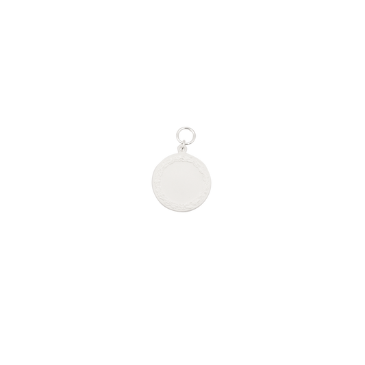 Medaille, 33mm, Echt Silber, versilbert, mit Öse(n) und Ring(en)